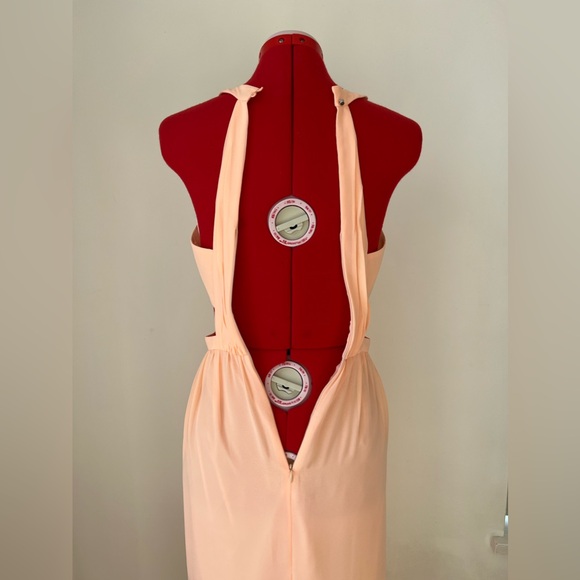 BCBGeneration Peach Cutout Dress - Picture 4 of 14